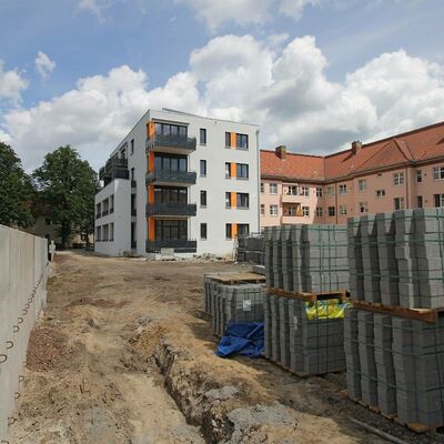 Bild vergrößern: Baustelle Himbeerblock+ | 06.07.2017