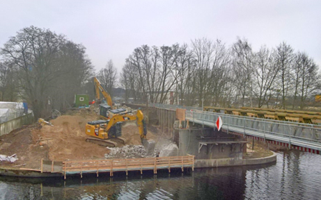Erneuerung der Brücke Nieder Neuendorf