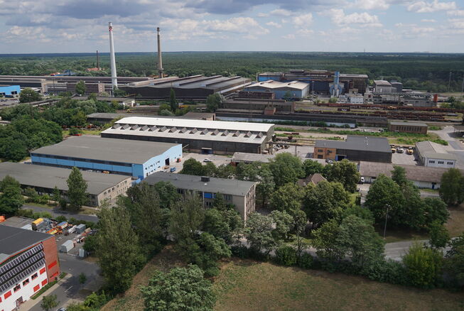 Bild vergrößern: Gewerbegebiet Stahlwerk Hennigsdorf