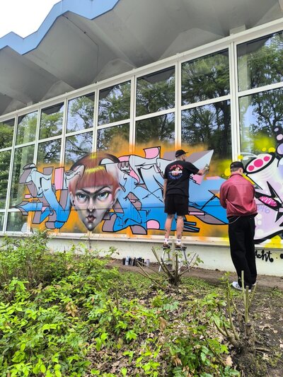 Bild vergr&ouml;&szlig;ern: TagDerSt&auml;BauF&ouml;rd Nord 2026 Graffiti Stadtbad