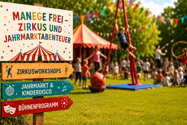 Kinderfest Zirkus- und Jahrmarkttag im Gemeinschaftszentrum Conradsberg