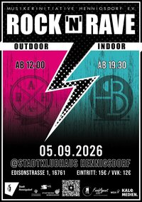 Bild vergr&ouml;&szlig;ern: Veranstaltungsplakat Rock n Rave